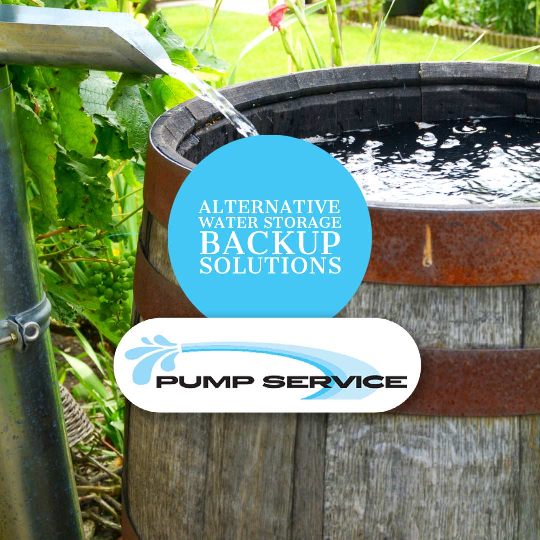 Alternative Water Storage backup solutions if your well pump stops working