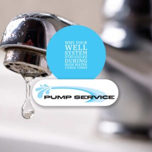 Why Your Well System Struggles During High Water Usage Times